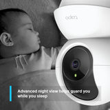 TP-Link Tapo TC70 Pan/Tilt Wi-Fi Security Home Camera 1080p HD,Night Vision