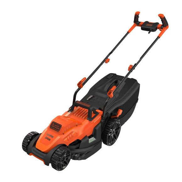 BLACK+DECKE 34CM 1400W Mower with Bike Handle | BEMW461BH-QS