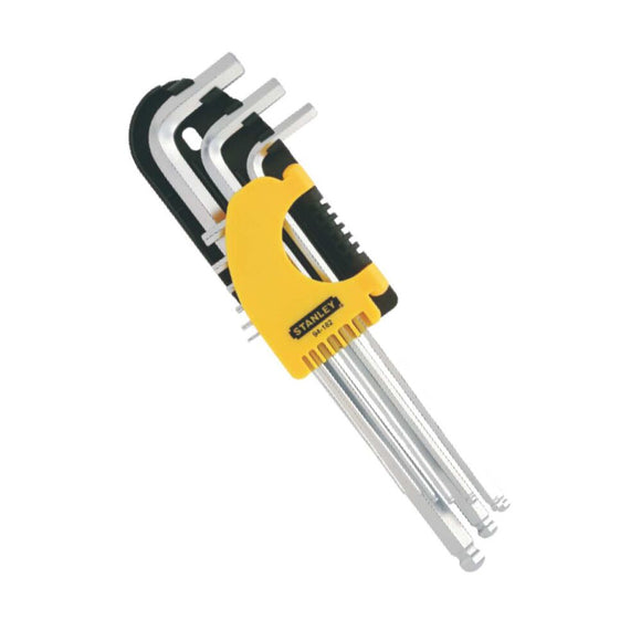 Stan Key Stanley 9 PC Long Spheric-head Hex Key Set | STMT94162-8 – Takeatool.com