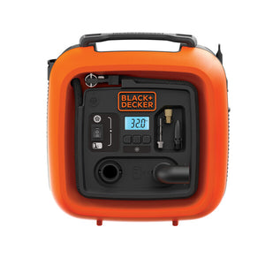 BLACK & DECKER - 12V High volume High Pressure Inflator