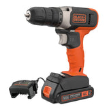 Black & Decker 18V 1 Speed Drill Driver & 1x 1.5Ah Batt | BCD001C1-QW