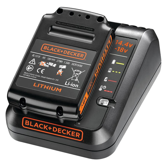 Black & Decker 1A charger plus 1.5Ah battery | BDC1A15-QW