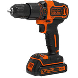 Black & Decker 18V 1.5Ah Hammer drill 2 battery kitbox | BDCHD18KB-QW