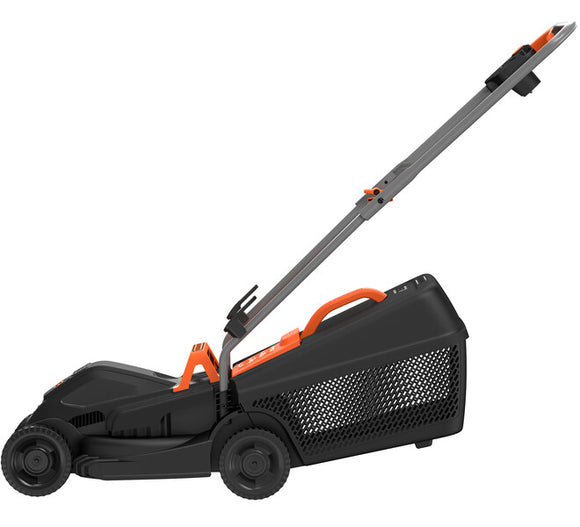 Black & Decker 1000W Electric Lawn Mower, 32cm Deck, adjustable height