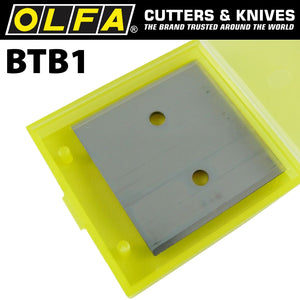 OLFA SPARE SCRAPER BLADES FOR BTC1 43MM
