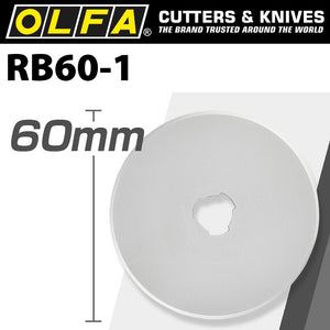OLFA BLADES ROTARY RB60-1 1/PACK 60MM