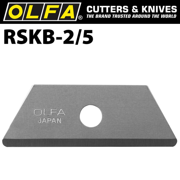 OLFA BLADES FOR SK6 UTC1 5/PK 17.5MM ROUNDED TIP BLADE SK4