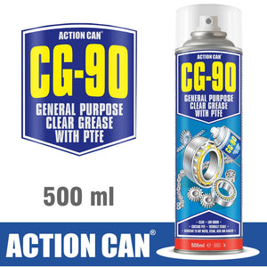 CG-90 500 ML GEN PURPOSE CLEAR GREASE w/PTFE