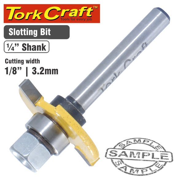 ROUTER BIT SLOTTED 1/8' (3.2MM)