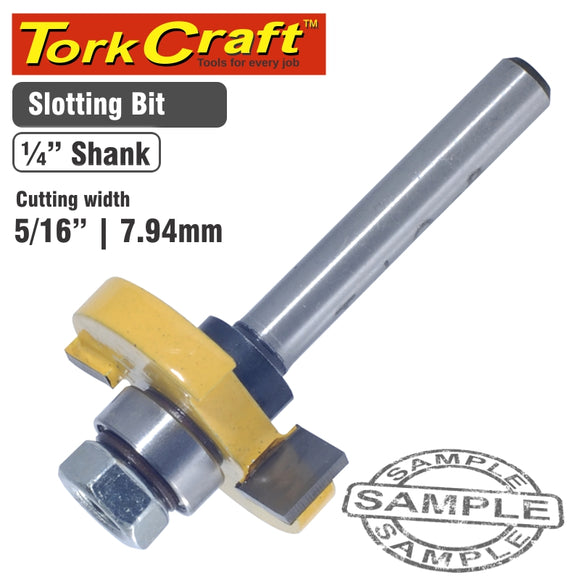 ROUTER BIT SLOTTED 5/16' (7.94MM)
