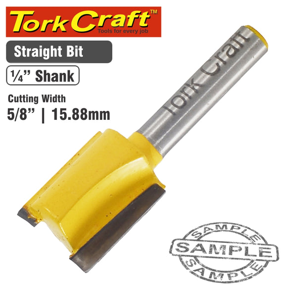 ROUTER BIT STRAIGHT 5/8' (15.88MM)
