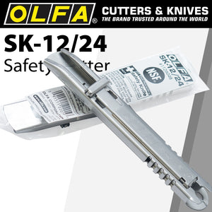 OLFA STAINLESS STEEL KNIFE IN PLASTIC BAG