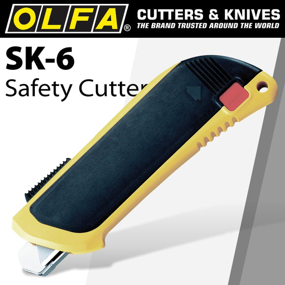 OLFA SAFETY KNIFE AUTO RETRACT + 3 EXTRA BLADES