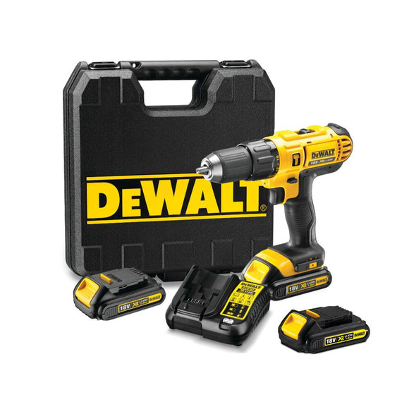 DEWALT 18V Hammer Drill with 3 batteries | DCD776S3-ZA