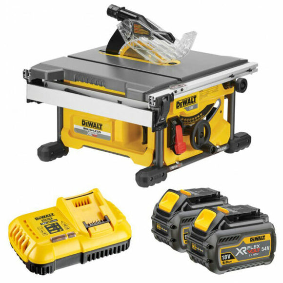DEWALT 54V Brushless Table Saw with Batteries | DCS7485T2-QW