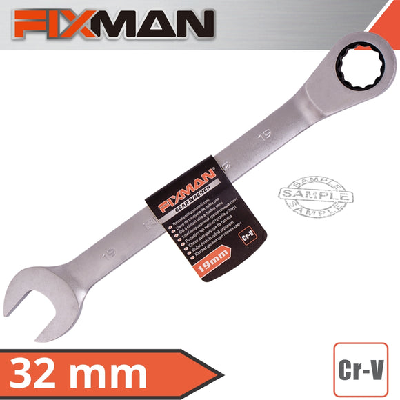 FIXMAN COMBINATION RATCHETING WRENCH 32MM