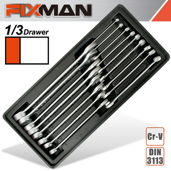 FIXMAN TRAY 17 PIECE COMBINATION SPANNERS 6-22MM