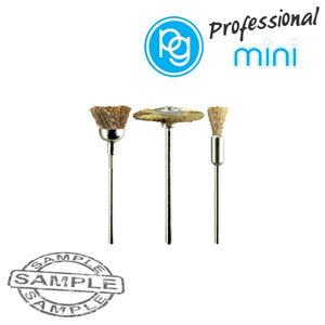 ASSORTED BRASS BRUSHES. 3PCS