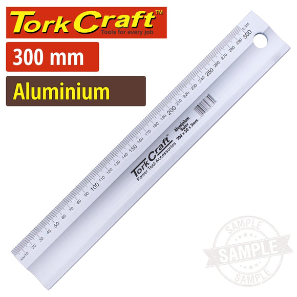 ALUMINIUM STRAIGHT EDGE RULER TYPE B 300X50X5.0MM