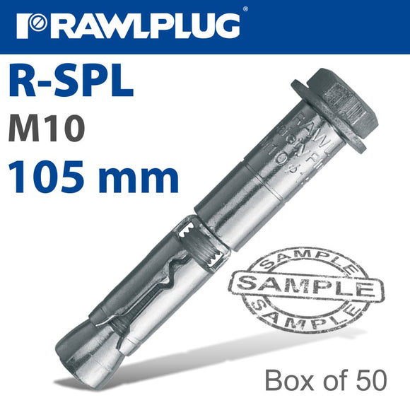 R-SPL SAFETY PLUS - LOOSE BOLT 10X105MM X50 PER BOX