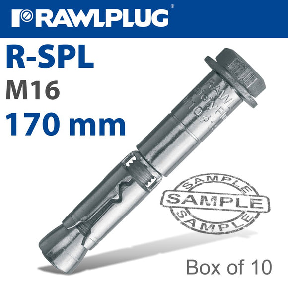 R-SPL SAFETY PLUS - LOOSE BOLT 16X170MM X10 PER BOX