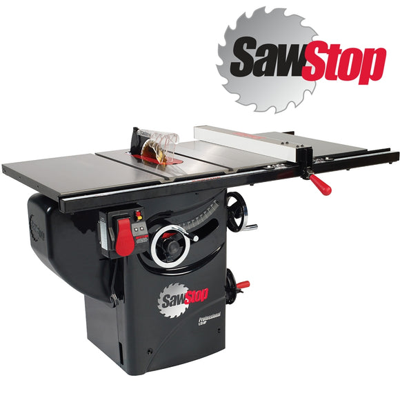 SAWSTOP PROFFESIONAL CABINET SAW 250MM 3HP