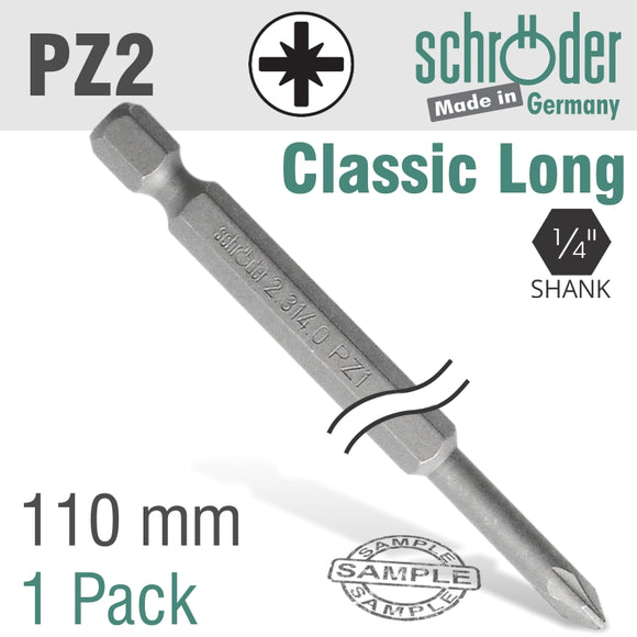 POZI.NO2 110MM POWER BIT 1 PACK