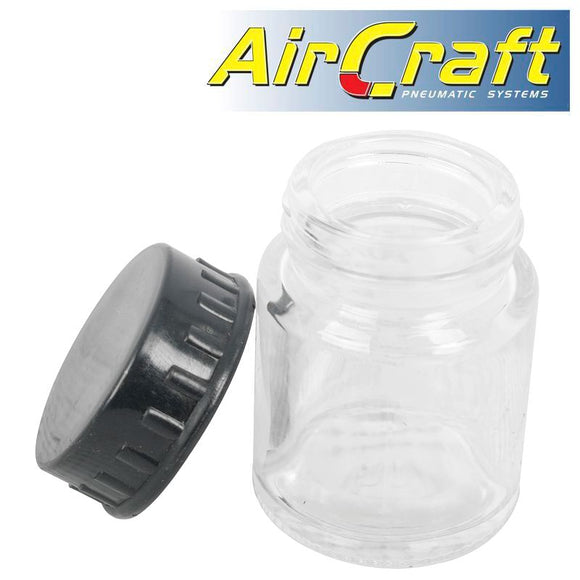 GLASS JAR 22CC FOR AIRBRUSH NO SPOUT