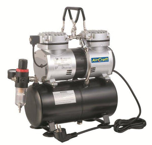 COMPRESSOR FOR AIRBRUSH 2CYL WITH TANK (AS196)