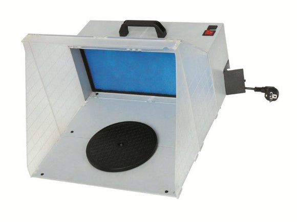 AIRBRUSH SPRAY BOOTH WITH EXTRACTOR